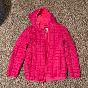 Cat & Jack Bright Pink Kids Puffer Jacket